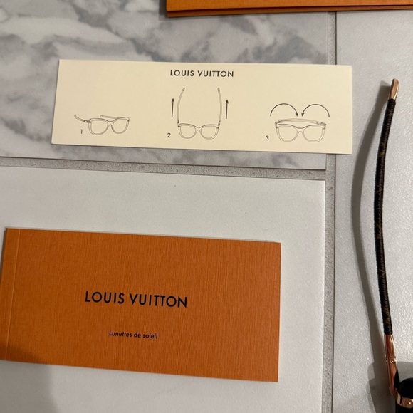 Louis Vuitton Black Matte Acetate Frame Charlotte Sunglasses - Z0781W - Picture 7 of 8
